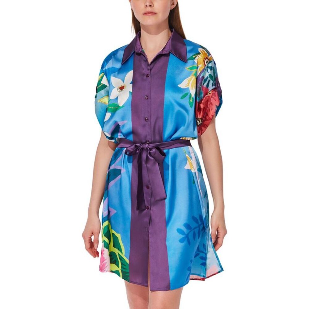 Gottex Womens  Tropicana Shirtdress, Multicolor